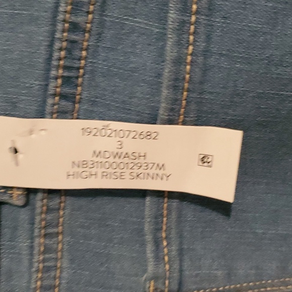 Nwt No Boundaries high rise skinny jeans junior size 3 - Picture 5 of 5